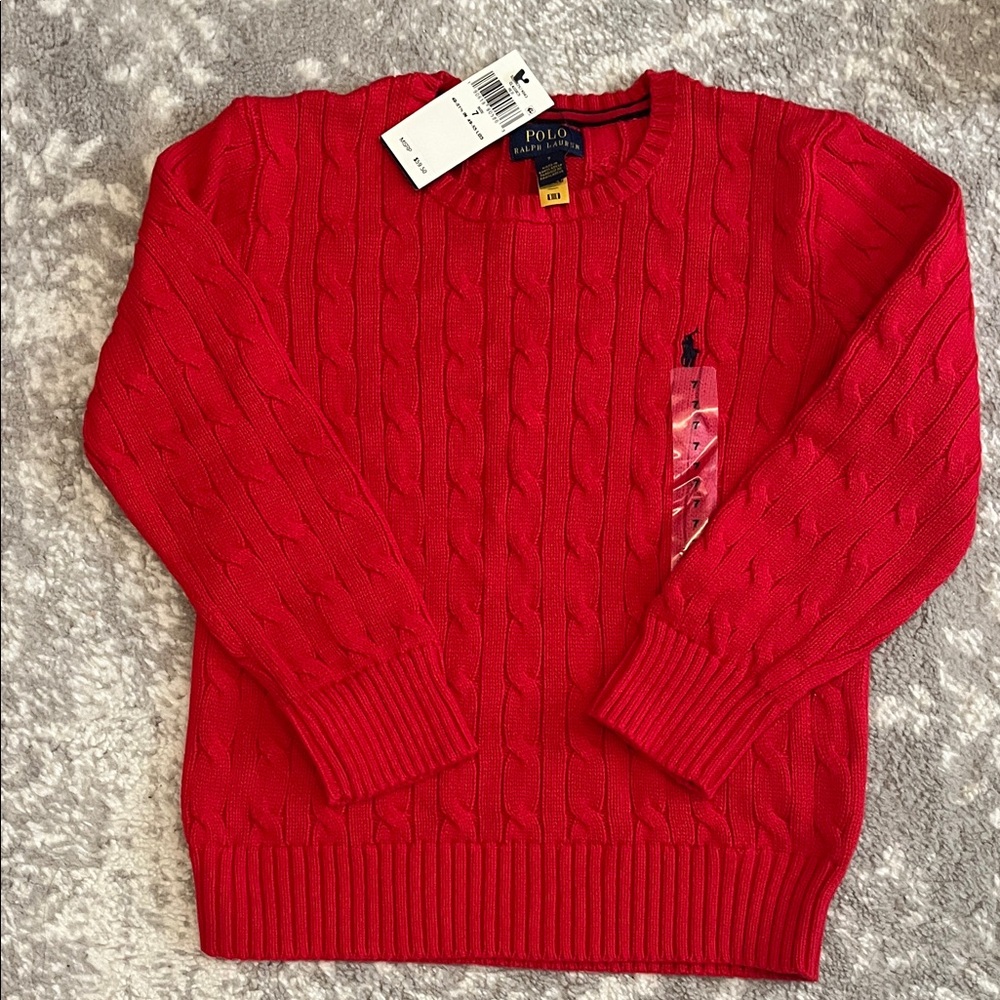 Polo by Ralph Lauren kids Red Crewneck Sweater